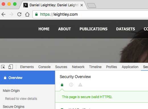 Image of Leightley.Com ssl