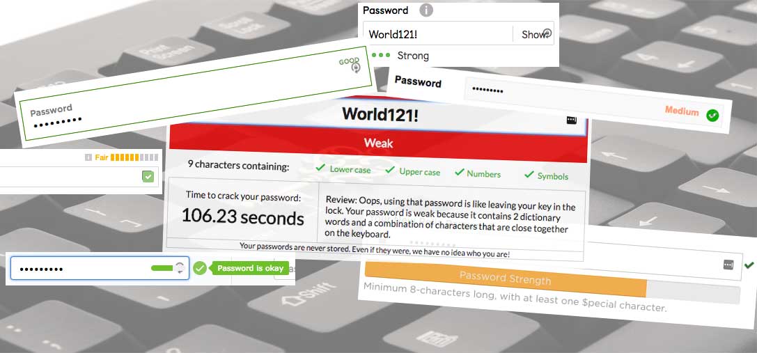 Password Strength Meters - misleading sense of security
