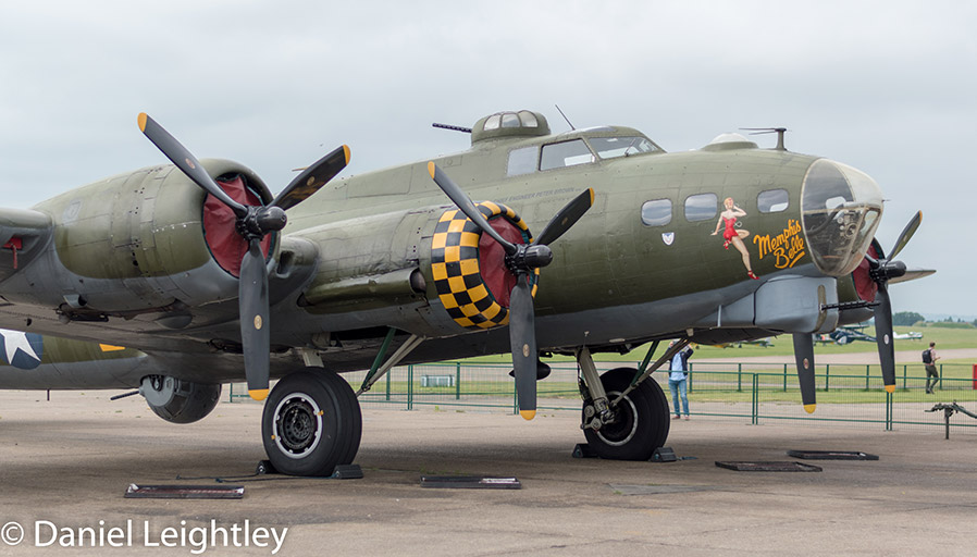 Sally B Bomber side on