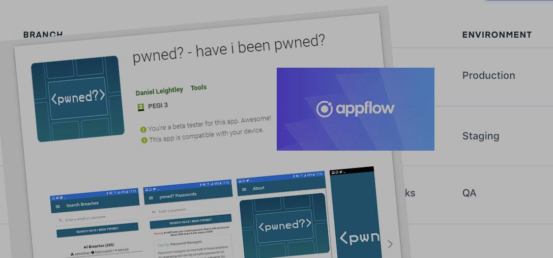 Getting savvy with Ionic Appflow: Testing it with the pwned? app